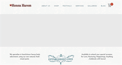 Desktop Screenshot of hennaharem.com